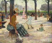 Emile Schuffenecker The Square painting
